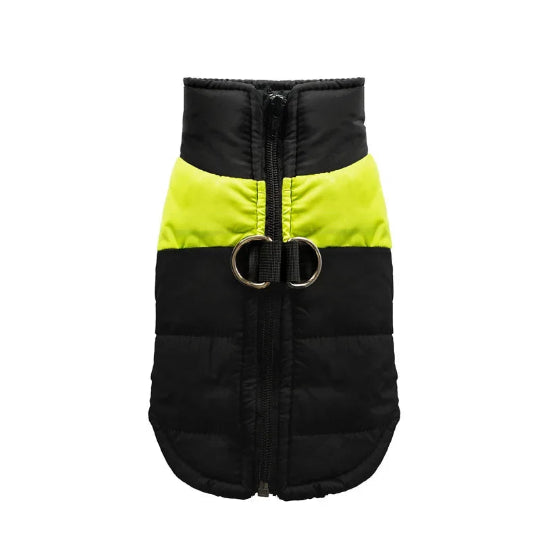 Wasserdichte & Warme Hunde-Winterjacke – Gepolsterte Zipper-Weste für Kleine bis Große Hunde