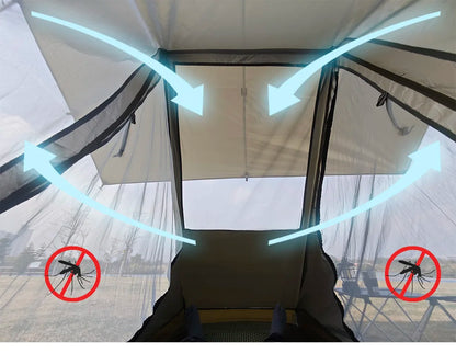 Ultraleichtes 1-Personen Mesh Zelt – Atmungsaktiv, Moskitosicher & Schnellaufbau – Kompaktes Trekkingzelt für Camping & Backpacking