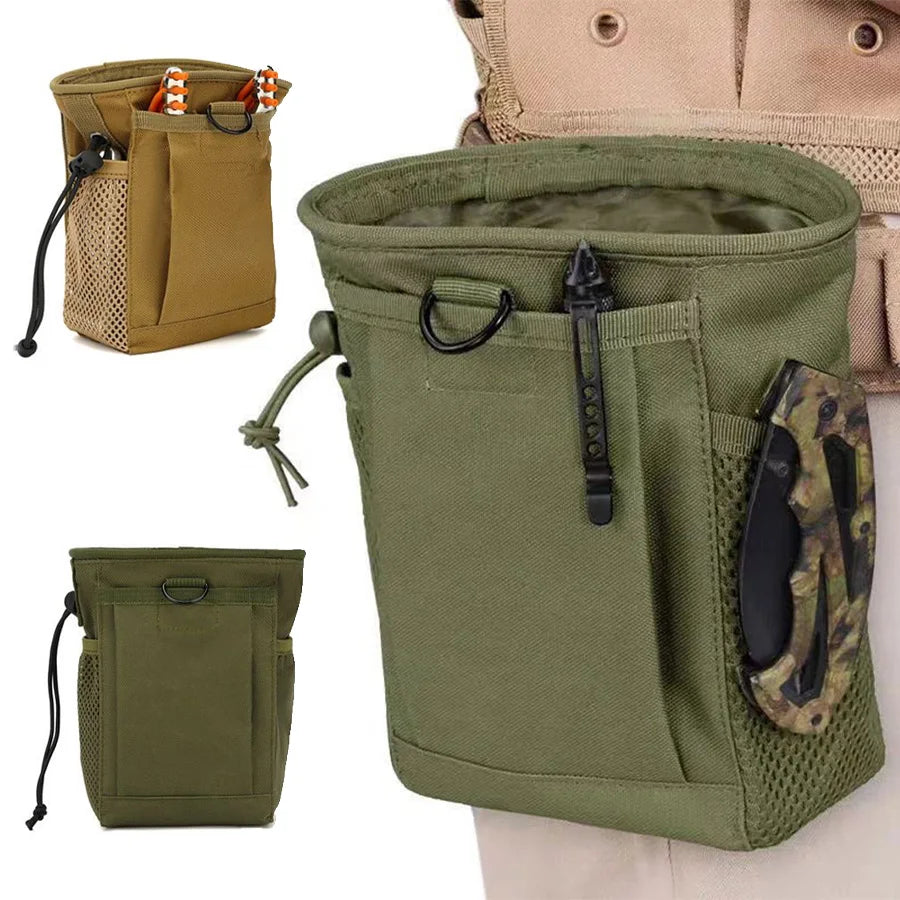 Taktische Abwurftasche 3–5L – Robuste MOLLE Hüfttasche aus 600D Nylon – Outdoor Aufbewahrungstasche