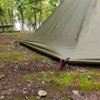 „BergHütte“ – Das höhenverstellbare Tipi Ofenzelt für Wintercamping und Outdoor-Abenteuer