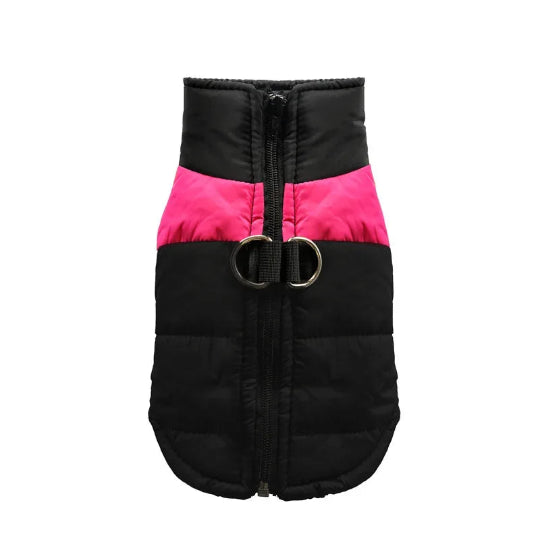 Wasserdichte & Warme Hunde-Winterjacke – Gepolsterte Zipper-Weste für Kleine bis Große Hunde