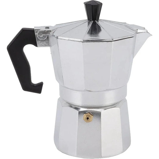 Mokka Kanne Aluminium – 0,6L Espresso Kocher, Italienischer Kaffeekocher für Camping & Zuhause
