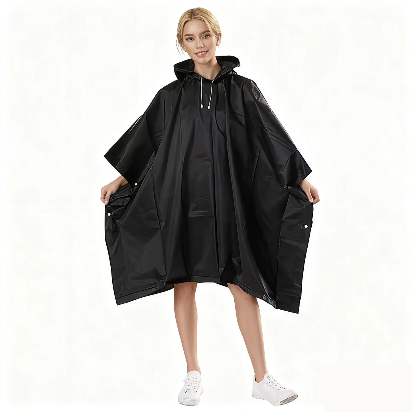 3-in-1 Regenponcho – Wasserdicht, Leicht & Multifunktional – Regenmantel, Schutzplane & Outdoor Abdeckung