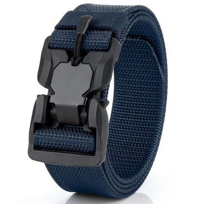 Taktischer Gürtel mit Magnet-Schnellverschluss – Elastisch, Robust & Unisex – Nylon Gürtel für Alltag & Outdoor