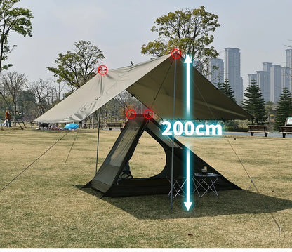 Ultraleichtes 1-Personen Mesh Zelt – Atmungsaktiv, Moskitosicher & Schnellaufbau – Kompaktes Trekkingzelt für Camping & Backpacking