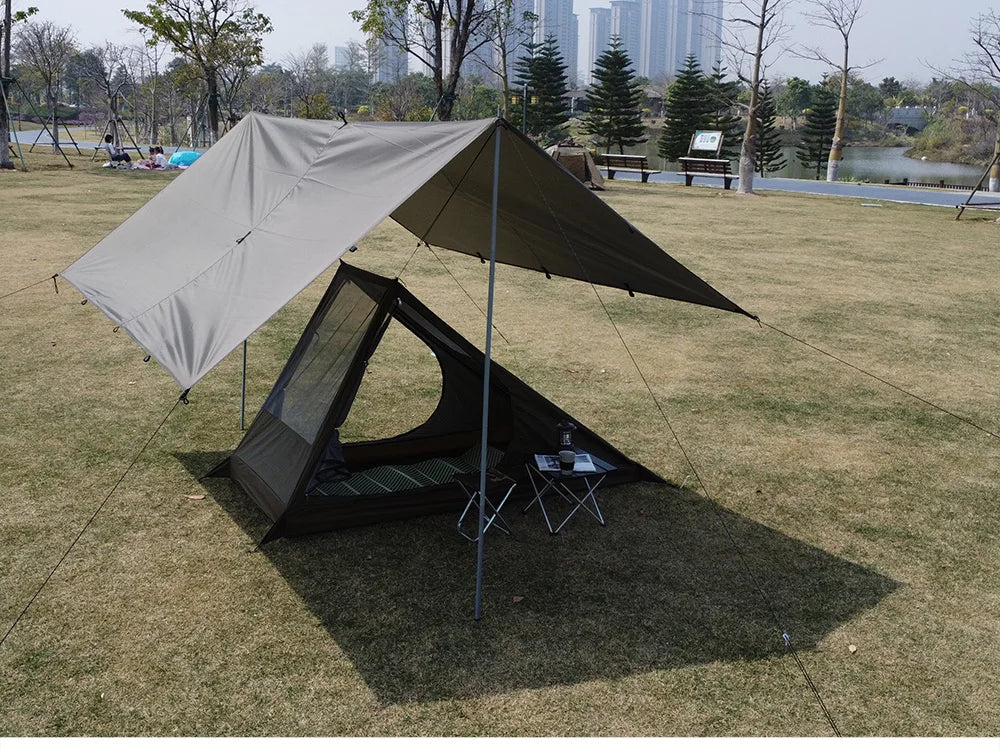 Ultraleichtes 1-Personen Mesh Zelt – Atmungsaktiv, Moskitosicher & Schnellaufbau – Kompaktes Trekkingzelt für Camping & Backpacking