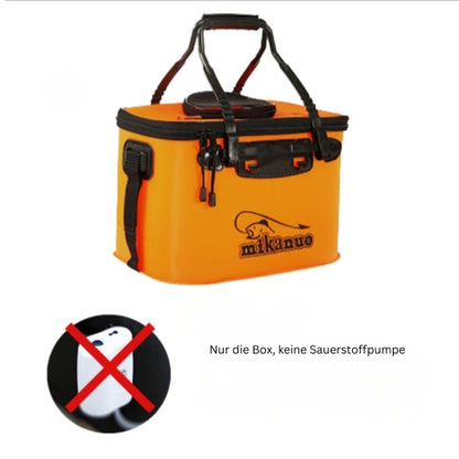 Faltbarer Angel-Eimer aus EVA – Robuste Köder- & Fischbox, wasserdicht & platzsparend für Outdoor & Camping