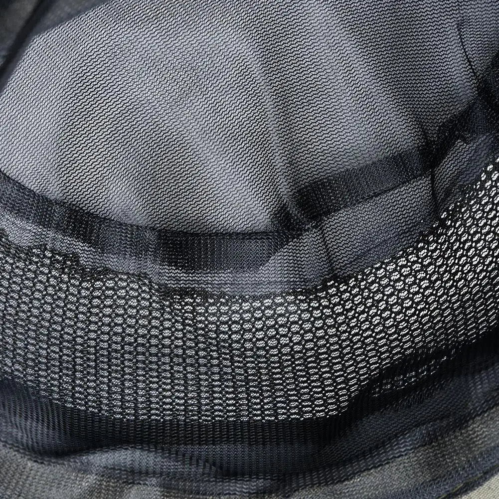 Großer Sonnenhut mit Mesh – UV-Schutz, atmungsaktiv, breite Krempe für Outdoor, Angeln & Strand