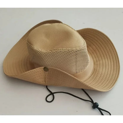 Mesh Fischerhut Sommer – Atmungsaktiv, UV-Schutz, breite Krempe für Outdoor & Angeln