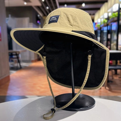 Outdoor Sonnenhut – UV-Schutz, atmungsaktiv, Unisex für Angeln, Reisen & Wandern