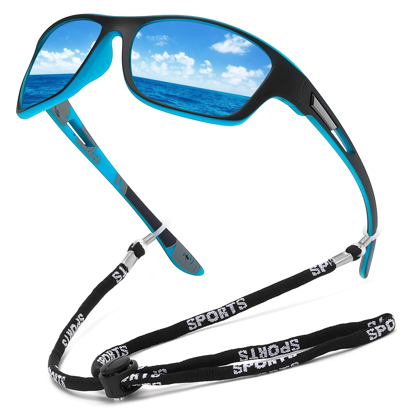Polarisierte Sonnenbrille UV400 – Klare Sicht & Blendschutz – Outdoor Brille für Angeln, Autofahren & Alltag