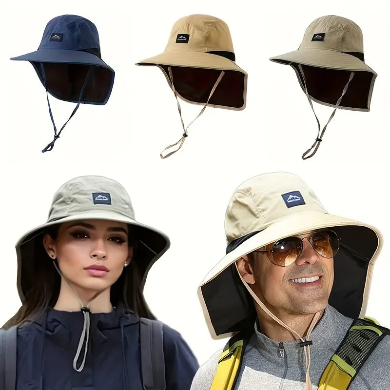 Outdoor Sonnenhut – UV-Schutz, atmungsaktiv, Unisex für Angeln, Reisen & Wandern
