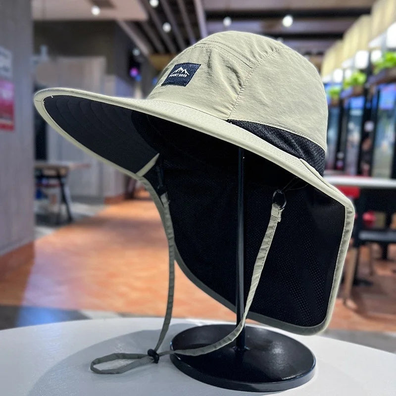 Outdoor Sonnenhut – UV-Schutz, atmungsaktiv, Unisex für Angeln, Reisen & Wandern