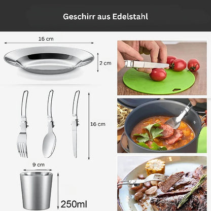 BergGlut Kochset – Inspiriert von den Bergen, gemacht für die Freiheit