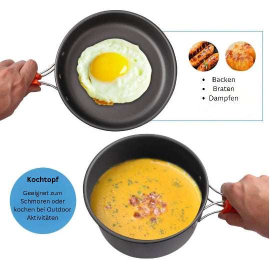 BergGlut Kochset – Inspiriert von den Bergen, gemacht für die Freiheit