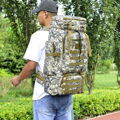 Camouflage Outdoor Rucksack 36–55L – Robust, wasserdicht & funktional
