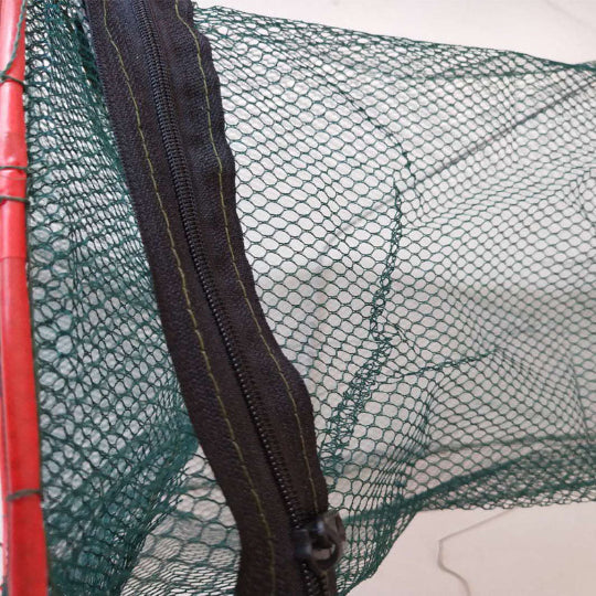 Faltbare Hummer- & Krebsfalle – 2-Eingang Fischfalle aus Nylon, platzsparend & ideal für Angeln