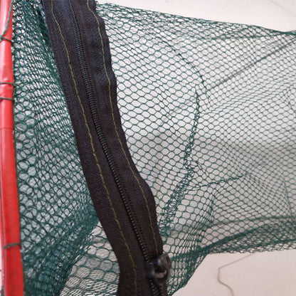 Faltbare Hummer- & Krebsfalle – 2-Eingang Fischfalle aus Nylon, platzsparend & ideal für Angeln