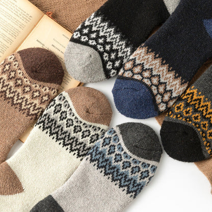 RetroStyle Thermosocken – Bunte Unisex-Punkte